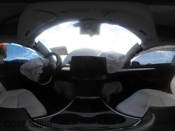 2021 Tesla Model 3 Long Range with VIN 5YJ3E1EB6MF975916, listed as a IAAI auction lot 40713749 with 29,593 mi miles and . Bid and sale history available at DreamBid. Image 19.