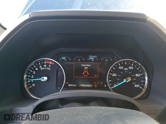 2022 Ford F-250 XL with VIN 1FT7X2B69NEE30014, listed as a Copart auction lot 45876555 with 16,815 mi miles and Salvage Title. Bid and sale history available at DreamBid. Image 9.