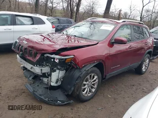 2020 Jeep Cherokee Latitude with VIN 1C4PJMCB3LD650308, listed as a IAAI auction lot 41052567 with 114,049 mi miles. Bid and sale history available at carsss.com. Image 18.