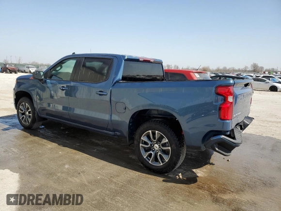 2024 Chevrolet Silverado 1500 RST with VIN 1GCUDEE82RZ190913, listed as a Copart auction lot 49437995 with 7,038 mi miles and Salvage Title. Bid and sale history available at carsss.com. Image 2.