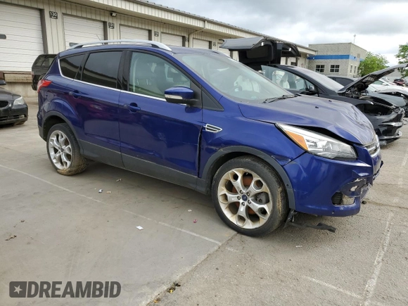 2015 Ford Escape Titanium with VIN 1FMCU9J99FUC22925, listed as a Copart auction lot 56871275 with 113,452 mi miles and Non Repairable. Bid and sale history available at DreamBid. Image 4.