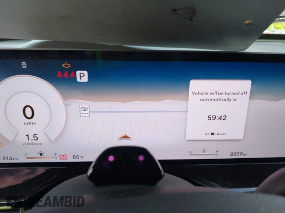 2025 Genesis GV80 Standard with VIN KMUHFESB8SU248051, listed as a IAAI auction lot 42652097 with 8,960 mi miles and . Bid and sale history available at DreamBid. Image 7.