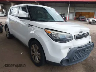 2015 Kia Soul + with VIN KNDJP3A55F7796370, listed as a IAAI auction lot 41789369 with 115,613 mi miles and . Bid and sale history available at DreamBid. Image 1.