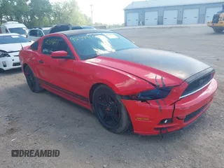 2013 Ford Mustang V6 with VIN 1ZVBP8AM1D5222055, listed as a IAAI auction lot 42344603 with 131,798 mi miles and . Bid and sale history available at DreamBid. Image 1.