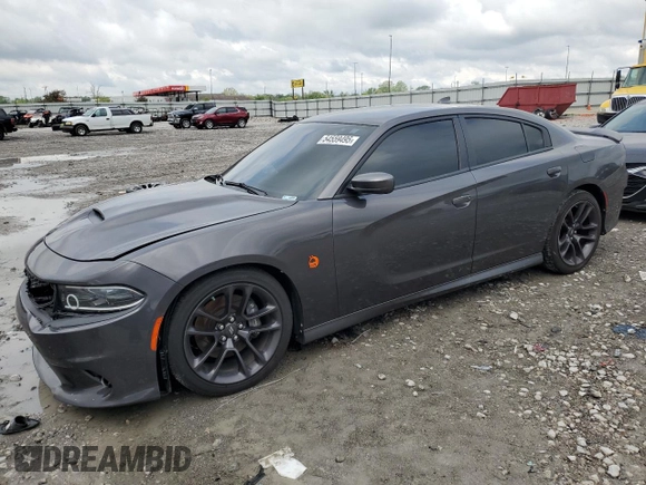 2020 Dodge Charger Scat Pack z VIN 2C3CDXGJ2LH180210, wystawiony jako Copart lot #54559495 z przebiegiem 67 929 mil mil oraz Szkoda całkowita • Salvage title. Historia ofert i sprzedaży dostępna na DreamBid. Obrazek 1.