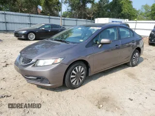 2014 Honda Civic LX z VIN 19XFB2F5XEE256180, wystawiony jako Copart lot #59629615 z przebiegiem 115 889 mil mil oraz Szkoda całkowita • Salvage title. Historia ofert i sprzedaży dostępna na DreamBid. Obrazek 1.