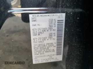 2023 Nissan Murano Platinum z VIN 5N1AZ2DJ5PC142597, wystawiony jako Copart lot #56069314 z przebiegiem 10 550 mil mil oraz Szkoda całkowita • Salvage title. Historia ofert i sprzedaży dostępna na DreamBid. Obrazek 14.