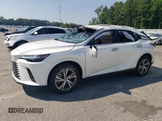 2024 Lexus RX with VIN JTJCHMAA1R2017036, listed as a Copart auction lot 69567334 with 8,738 mi miles and Salvage Title. Bid and sale history available at carsss.com. Image 1.