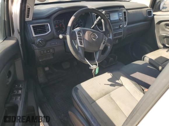 2017 Nissan Titan with VIN 1N6AA1F10HN501280, listed as a Copart auction lot 43782625 with 217,906 mi miles and Clean title. Bid and sale history available at DreamBid. Image 8.