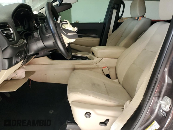 2021 Dodge Durango SXT Plus with VIN 1C4RDJAG2MC544596, listed as a Copart auction lot 54770185 with 56,574 mi miles and Salvage title. Bid and sale history available at DreamBid. Image 7.