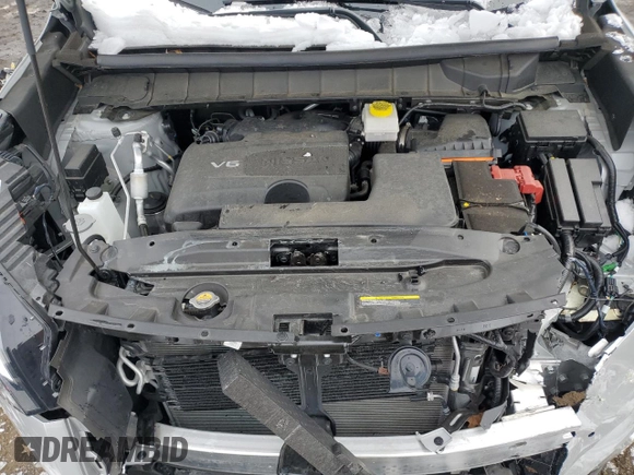 2023 Nissan Pathfinder Platinum with VIN 5N1DR3DK7PC262574, listed as a Copart auction lot 44063835 with 13,480 mi miles and Salvage title. Bid and sale history available at DreamBid. Image 12.