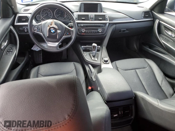 2014 BMW 3 Series 320i with VIN WBA3B1G51ENT00152, listed as a Copart auction lot 43399365 with 128,397 mi miles and Salvage Title. Bid and sale history available at carsss.com. Image 8.
