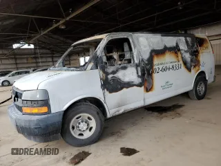 2021 Chevrolet Express Cargo with VIN 1GCWGBFP3M1187840, listed as a Copart auction lot 42579665 with Not provided miles and Non repairable. Bid and sale history available at DreamBid. Image 1.