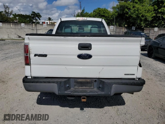 2012 Ford F-150 XL with VIN 1FTMF1CM0CFC82355, listed as a Copart auction lot 53418084 with 0 mi miles and Salvage Title. Bid and sale history available at carsss.com. Image 6.