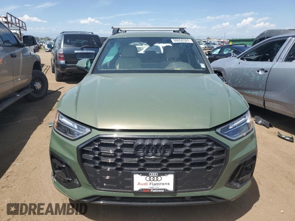 2024 Audi Q5 S line Premium Plus with VIN WA1EAAFYXR2081025, listed as a Copart auction lot 66058324 with 0 mi miles and Salvage Title. Bid and sale history available at carsss.com. Image 5.