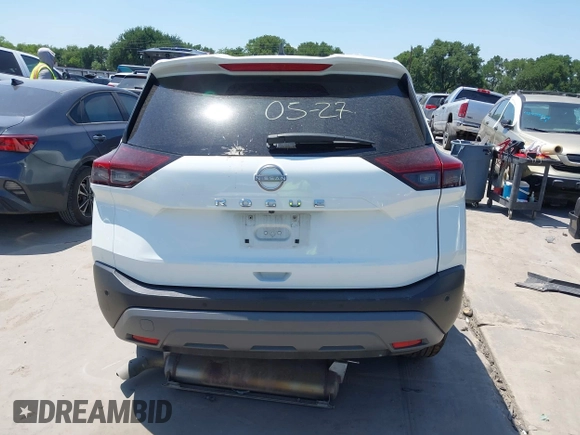 2023 Nissan Rogue S with VIN 5N1BT3AA0PC906114, listed as a IAAI auction lot 42448651 with 47,260 mi miles and . Bid and sale history available at DreamBid. Image 17.
