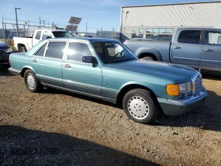 1989 Mercedes-Benz 420 420SEL with VIN WDBCA35EXKA489275, listed as a Copart auction lot 81286284 with 154,137 mi miles and Clean Title. Bid and sale history available at carsss.com. Image 4.