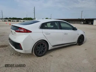 2018 Hyundai Ioniq Limited with VIN KMHC85LCXJU090806, listed as a Copart auction lot 52827895 with 87,976 mi miles and Salvage title. Bid and sale history available at DreamBid. Image 3.