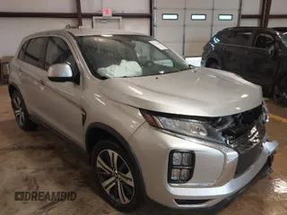 2020 Mitsubishi Outlander Sport ES 2.0 with VIN JA4AP3AU7LU020739, listed as a IAAI auction lot 41727965 with 63,491 mi miles. Bid and sale history available at carsss.com. Image 1.