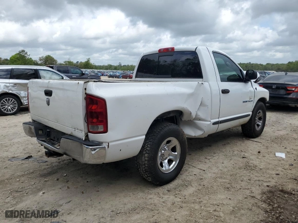 2005 Dodge Ram 1500 ST with VIN 1D7HA16K05J606159, listed as a Copart auction lot 51659215 with 333,113 mi miles and Salvage Title. Bid and sale history available at carsss.com. Image 3.