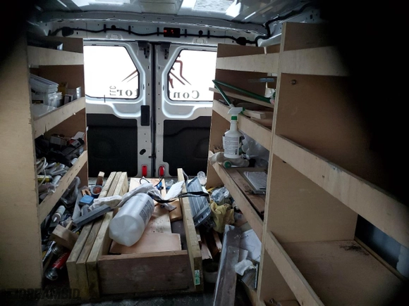 2019 Ford Transit Van with VIN 1FTYR1ZM4KKB21464, listed as a Copart auction lot 80657014 with NaN miles and Non Repairable. Bid and sale history available at carsss.com. Image 10.