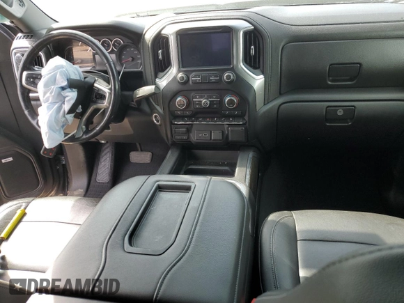 2019 Chevrolet Silverado 1500 RST with VIN 1GCUYEED5KZ124248, listed as a Copart auction lot 53112225 with Not Provided miles and Salvage Title. Bid and sale history available at DreamBid. Image 8.