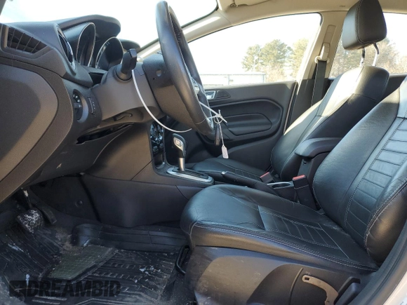 2017 Ford Fiesta Titanium with VIN 3FADP4FJ4HM112433, listed as a Copart auction lot 89354335 with 55,182 mi miles and Salvage Title. Bid and sale history available at DreamBid. Image 7.