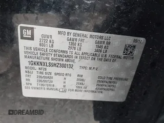 2017 GMC Acadia Denali with VIN 1GKKNXLS9HZ300132, listed as a IAAI auction lot 42316916 with 91,822 mi miles and . Bid and sale history available at DreamBid. Image 9.