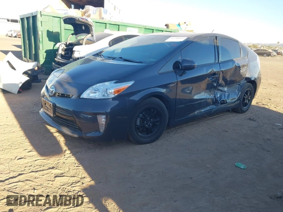 2013 Toyota Prius One with VIN JTDKN3DU4D1625364, listed as a IAAI auction lot 41350022 with 86,299 mi miles. Bid and sale history available at carsss.com. Image 17.