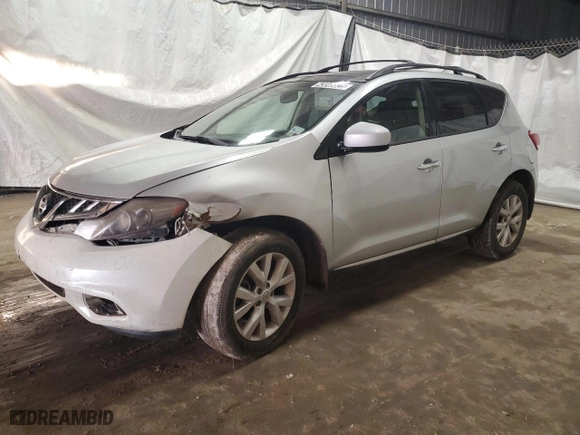 2012 Nissan Murano SL with VIN JN8AZ1MU0CW107956, listed as a Copart auction lot 43048825 with 176,423 mi miles and Clean Title. Bid and sale history available at carsss.com. Image 1.
