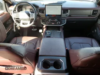 2024 Ford Expedition Max Limited с VIN 1FMJK1K81REA65202, выставлен на аукционе Copart как лот 57510445 с пробегом 45 982 миль миль и Чистый • Clean title. История ставок и продаж доступна на DreamBid. Изображение 8.
