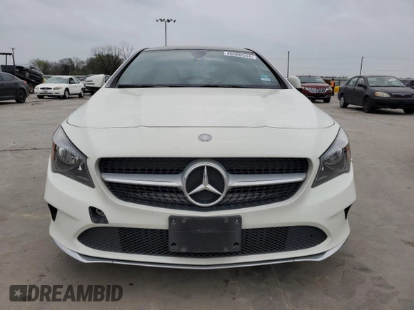 2017 Mercedes-Benz CLA 250 with VIN WDDSJ4EBXHN435183, listed as a Copart auction lot 46560534 with 51,458 mi miles and . Bid and sale history available at DreamBid. Image 5.