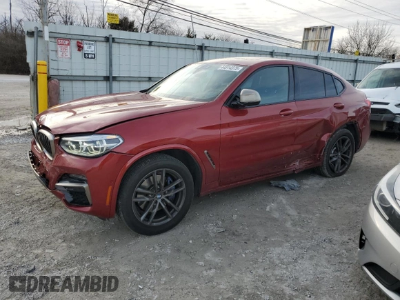 2020 BMW X4 M40i with VIN 5UX2V5C07L9C32535, listed as a Copart auction lot 44514375 with 52,004 mi miles and Non repairable. Bid and sale history available at DreamBid. Image 1.