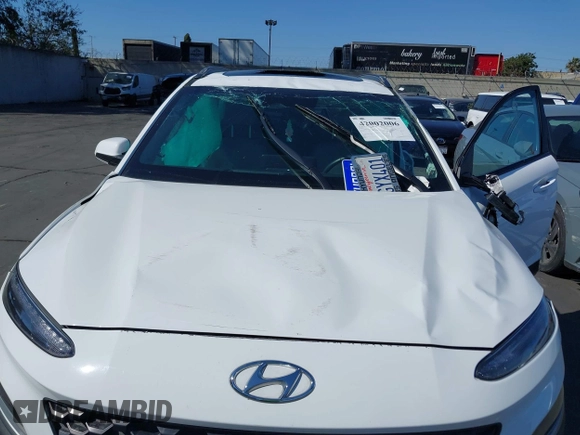 2023 Hyundai Kona SEL with VIN KM8K32AB3PU049347, listed as a IAAI auction lot 42002006 with 21,225 mi miles and . Bid and sale history available at DreamBid. Image 6.