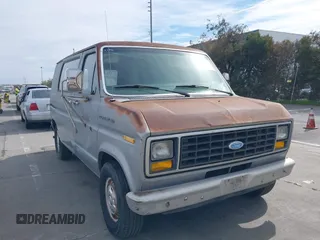 1984 Ford Econoline Cargo with VIN 1FTDE14F5EHB02121, listed as a IAAI auction lot 41698930 with 111,257 mi miles and . Bid and sale history available at DreamBid. Image 1.