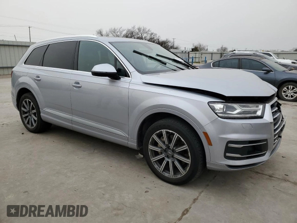 2017 Audi Q7 Premium Plus with VIN WA1LAAF72HD035349, listed as a Copart auction lot 47879885 with 110,383 mi miles and Salvage Title. Bid and sale history available at carsss.com. Image 4.