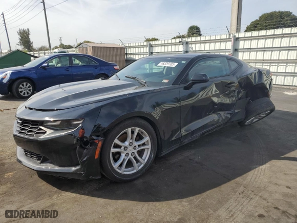 2020 Chevrolet Camaro 1LT with VIN 1G1FB1RX1L0101409, listed as a Copart auction lot 46329705 with NaN miles and Salvage Title. Bid and sale history available at carsss.com. Image 1.