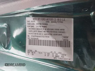 2001 Ford Mustang Standard z VIN 1FAFP404X1F217978, wystawiony jako IAAI lot #42569548 z przebiegiem 199 730 mil mil oraz . Historia ofert i sprzedaży dostępna na DreamBid. Obrazek 9.