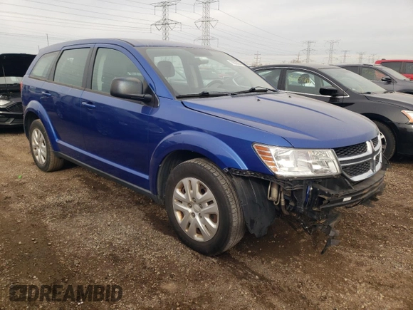 2015 Dodge Journey SE z VIN 3C4PDCABXFT715058, wystawiony jako Copart lot #49233205 z przebiegiem 147 651 mil mil oraz Nie do naprawy • Non repairable. Historia ofert i sprzedaży dostępna na DreamBid. Obrazek 4.