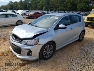 2018 Chevrolet Sonic LT z VIN 1G1JD6SH7J4108018, wystawiony jako Copart lot #88891705 z przebiegiem 73 874 mil mil oraz Szkoda całkowita • Salvage title. Historia ofert i sprzedaży dostępna na DreamBid. Obrazek 1.
