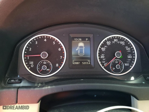 2017 Volkswagen Tiguan Wolfsburg Edition with VIN WVGSV7AX2HK006134, listed as a Copart auction lot 46092395 with 92,807 mi miles and Salvage Title. Bid and sale history available at carsss.com. Image 9.