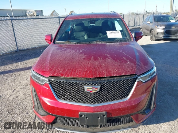 2022 Cadillac XT6 Sport with VIN 1GYKPHRS7NZ152832, listed as a IAAI auction lot 41591284 with 53,787 mi miles. Bid and sale history available at carsss.com. Image 12.