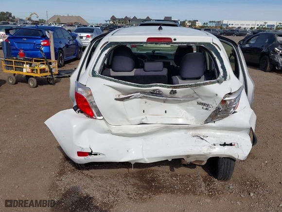 2014 Toyota Yaris L with VIN JTDKTUD31ED579222, listed as a IAAI auction lot 41398502 with 154,876 mi miles. Bid and sale history available at carsss.com. Image 16.