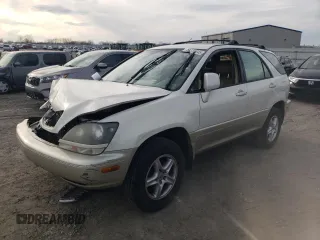2000 Lexus RX 300 with VIN JT6GF10U2Y0054764, listed as a Copart auction lot 46410945 with 203,702 mi miles and Salvage Title. Bid and sale history available at carsss.com. Image 1.