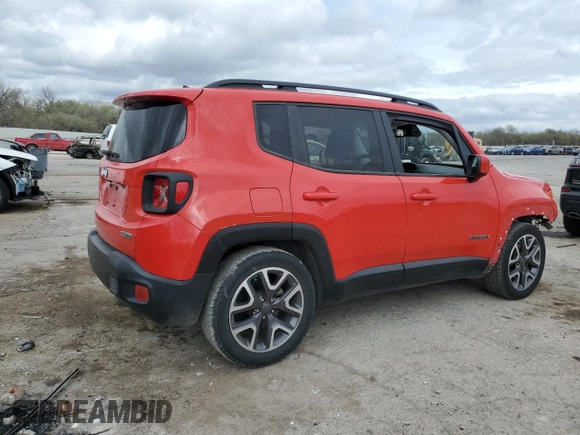 2017 Jeep Renegade Latitude z VIN ZACCJABB7HPG22860, wystawiony jako Copart lot #51043855 z przebiegiem 107 941 mil mil oraz Szkoda całkowita • Salvage title. Historia ofert i sprzedaży dostępna na DreamBid. Obrazek 3.