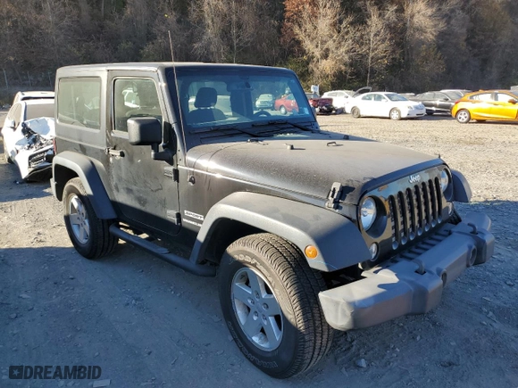 2018 Jeep Wrangler JK Sport S with VIN 1C4AJWAG1JL931770, listed as a Copart auction lot 79166524 with 66,438 mi miles and Salvage Title. Bid and sale history available at carsss.com. Image 4.