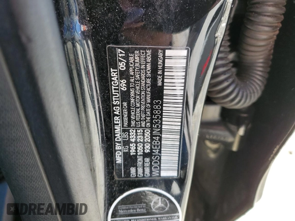 2018 Mercedes-Benz CLA 250 with VIN WDDSJ4EB4JN535883, listed as a Copart auction lot 77469873 with 109,717 mi miles and . Bid and sale history available at DreamBid. Image 14.