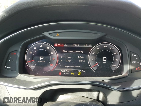 2019 Audi A6 Premium Plus z VIN WAUL2AF2XKN112748, wystawiony jako Copart lot #44645275 z przebiegiem 75 207 mil mil oraz Szkoda całkowita • Salvage title. Historia ofert i sprzedaży dostępna na DreamBid. Obrazek 9.