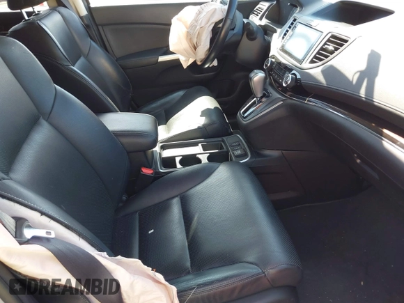 2015 Honda CR-V EX-L with VIN 2HKRM3H77FH508587, listed as a IAAI auction lot 41856580 with 62,854 mi miles. Bid and sale history available at carsss.com. Image 5.