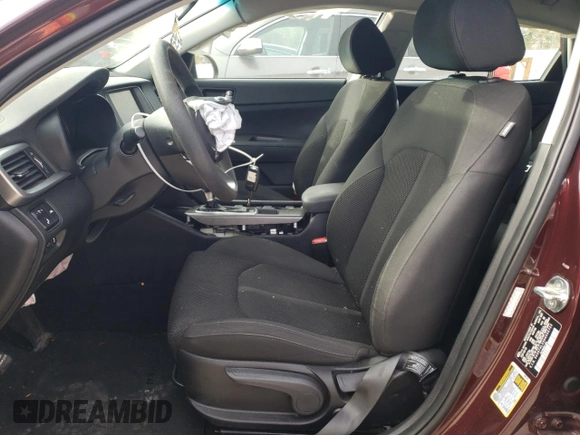 2019 Kia Optima LX with VIN 5XXGT4L33KG352722, listed as a Copart auction lot 87468804 with 49,167 mi miles and Salvage Title. Bid and sale history available at DreamBid. Image 7.